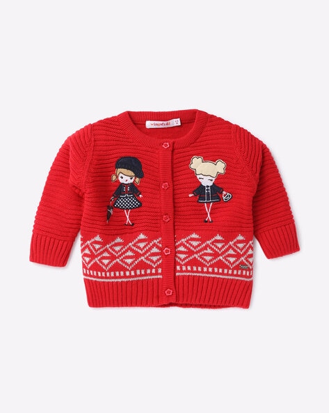 Infant red hotsell cardigan sweater