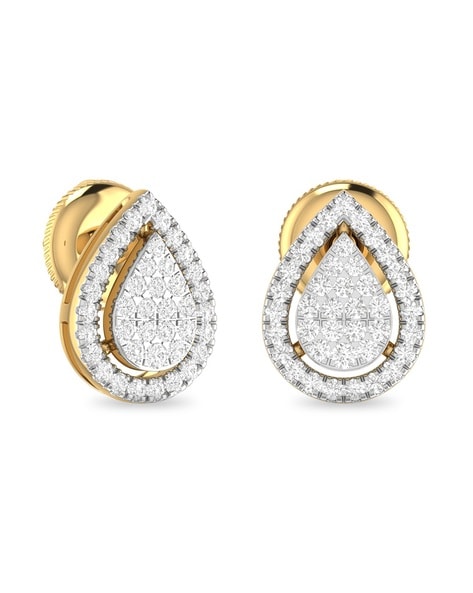 Buy Candere by Kalyan Jewellers 18k Gold Diamond Earring for Women Online  At Best Price @ Tata CLiQ