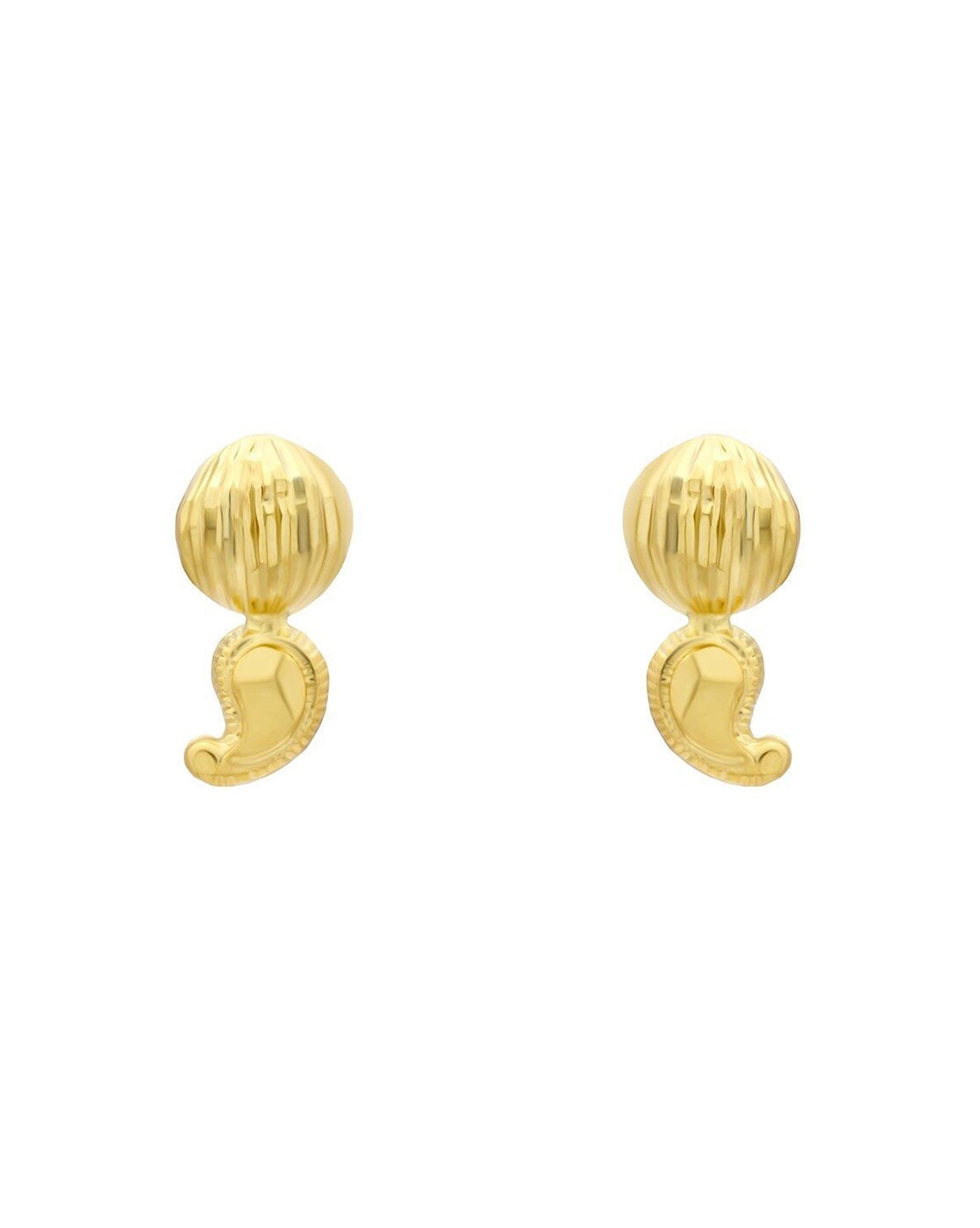 Buy Elegant Gold Plated Small Size Tops Earrings Gold Design for Kid Girl