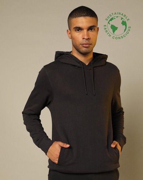 Dark grey hoodie on sale mens