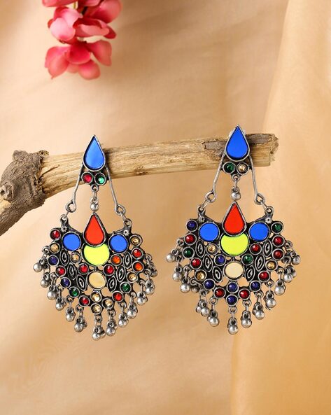 Buy Now Multi-Color Bespoke Earrings - Artistic Jewelry – Joules by Radhika