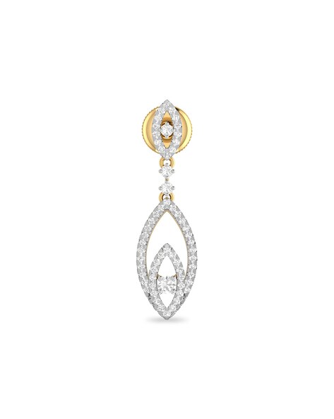 Buy Enchanting Floral Diamond Stud Earrings at Best Price | Tanishq UAE