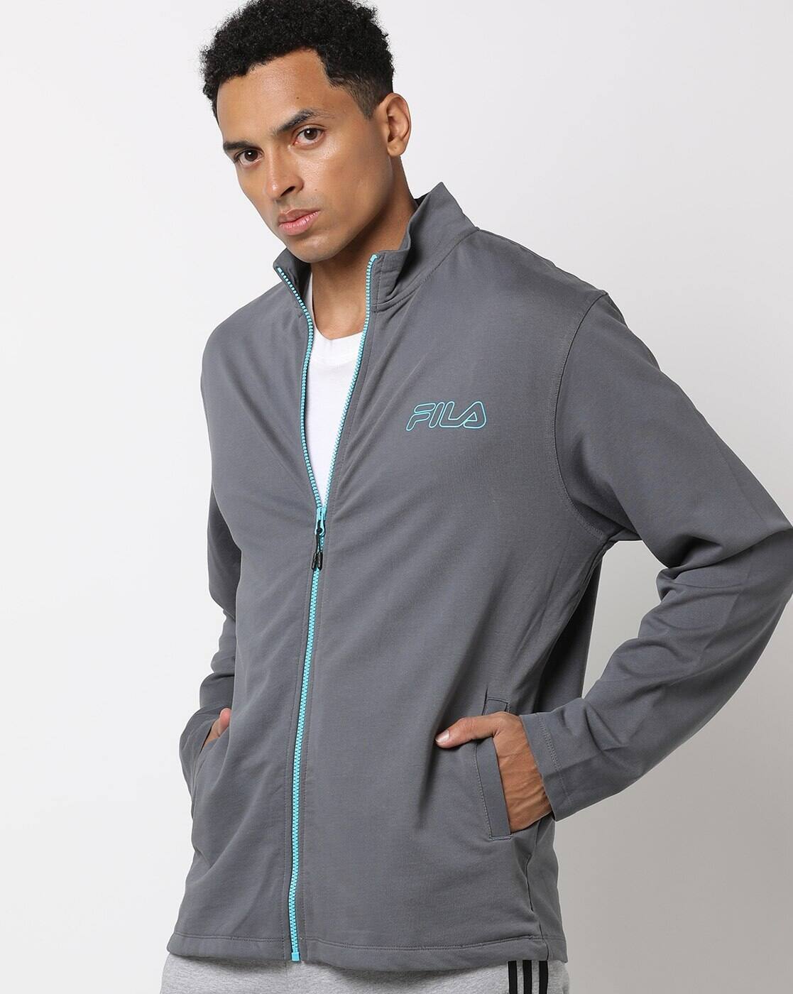 Buy Grey Jackets & Coats for Men by FILA Online | Ajio.com