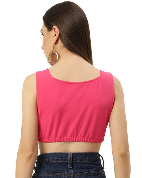 Buy Pink Tops & Tshirts for Women by Besiva Online