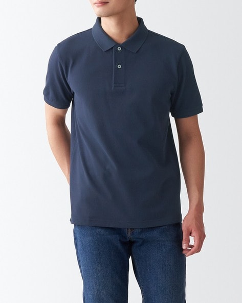 Buy Navy Blue Tshirts for Men by MUJI Online Ajio