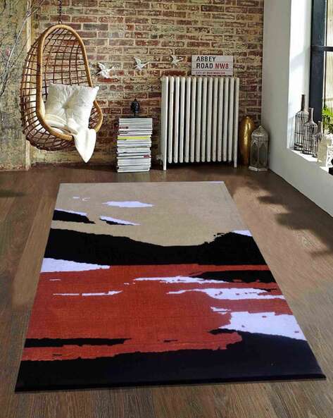 Buy Ddecor-Abstract-Red-Medium-RUG-ROSSINI-361-BO1-V-M Online at Low Prices  in India - .in