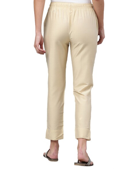 Buy Ecru Pants for Women by GO COLORS Online