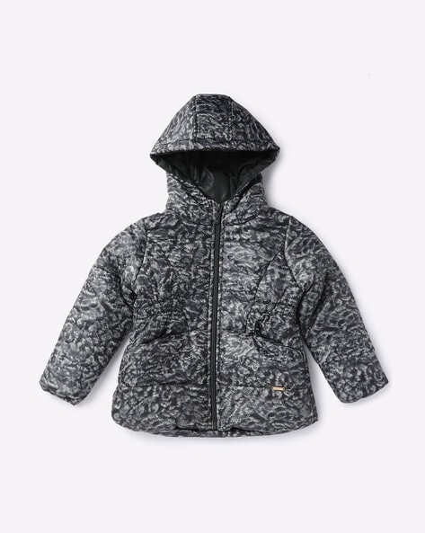 Wingsfield Printed Zip-Front Hooded Jacket