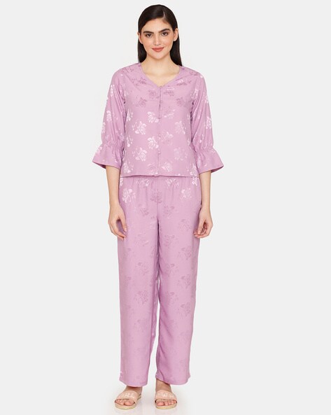 Buy Purple Night&LoungeWearSets for Women by Zivame Online