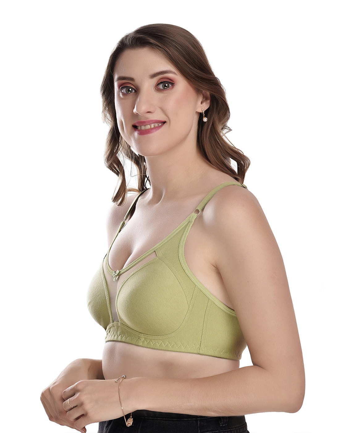 Buy Olive Green Bras for Women by ELINA Online