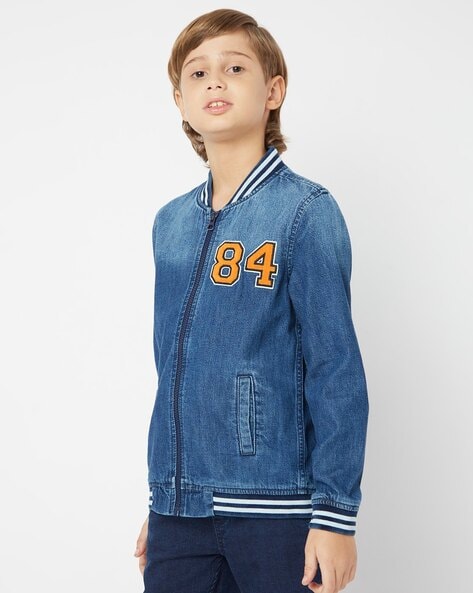 DENIM BOMBER JACKET - Blue | ZARA United States