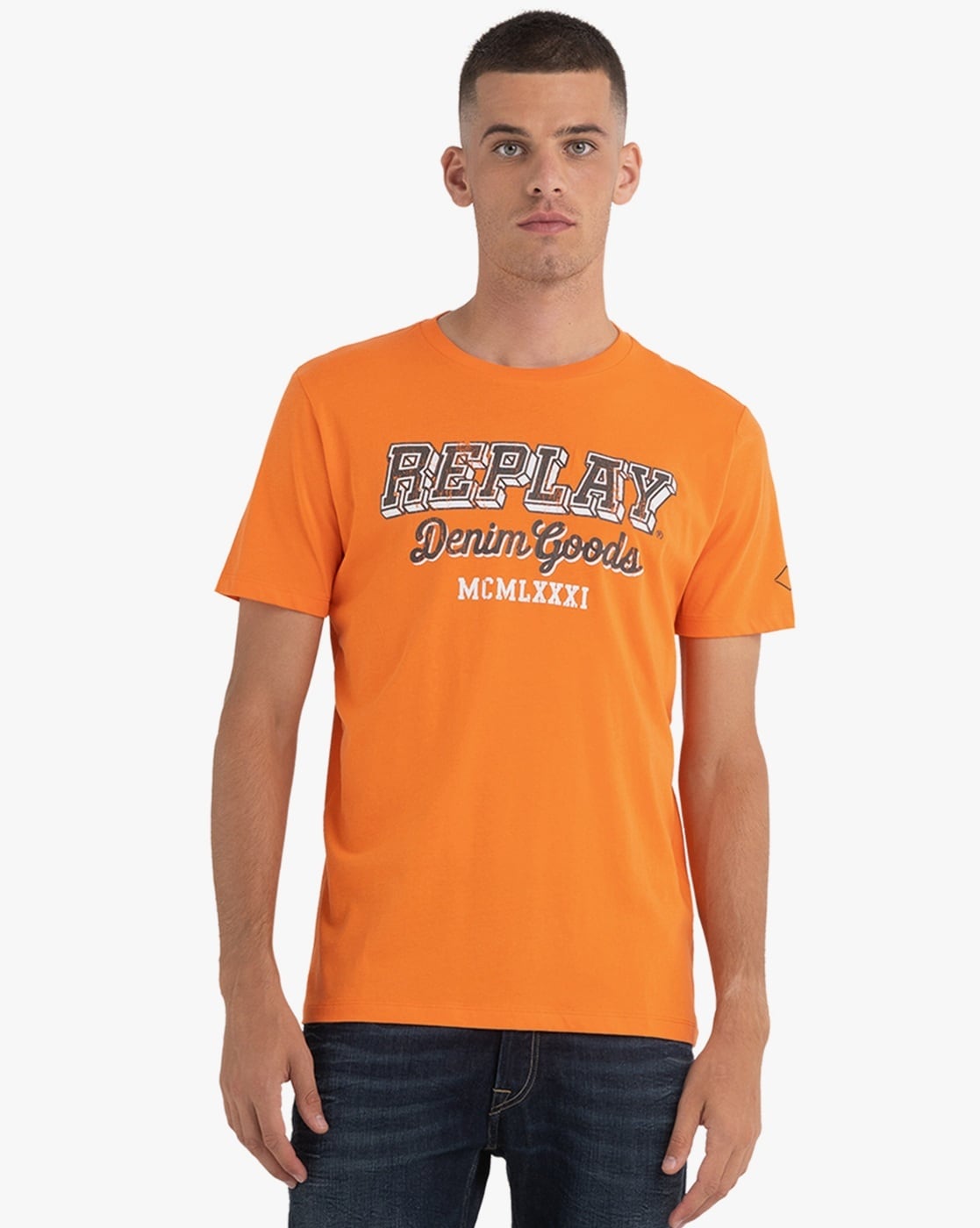 Replay Jeans Logo T Shirt