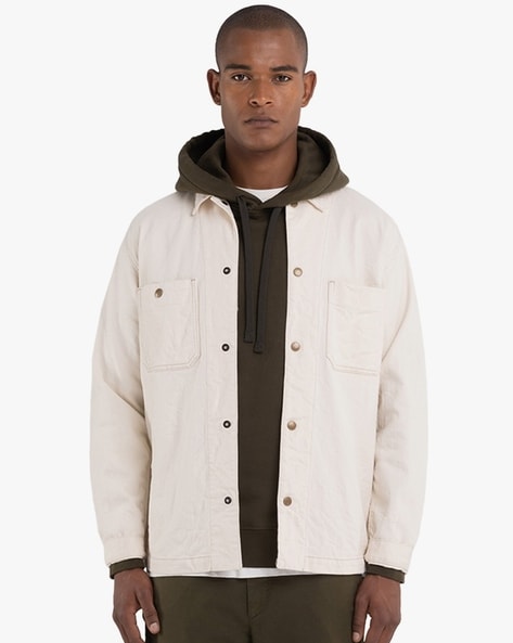 Buy Beige Jackets u0026 Coats for Men by REPLAY Online | Ajio.com