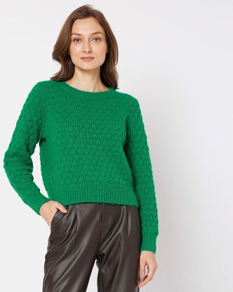 Green popcorn sweater hotsell