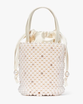 ZARA Pearl Bucket Bags for Women