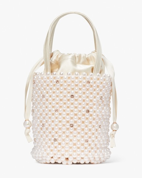 Kate spade white sale bucket bag