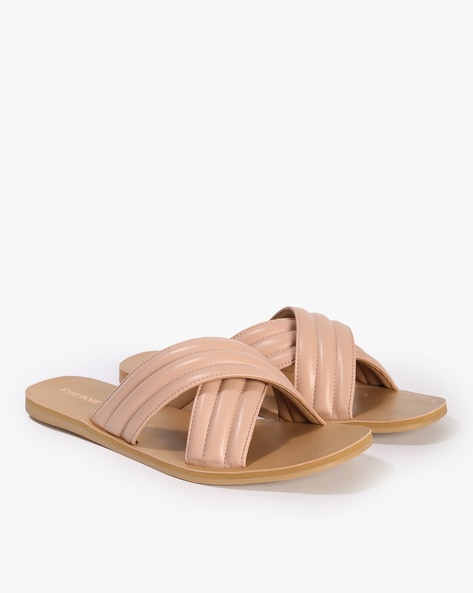 Nude 2025 quilted sandals