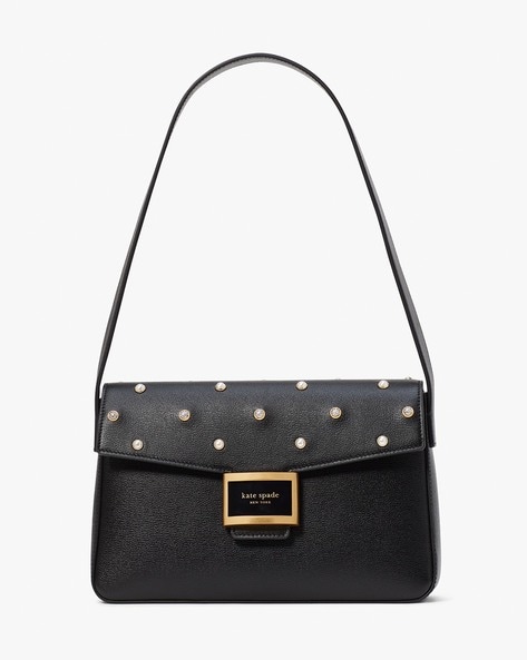 Kate spade black hot sale studded purse