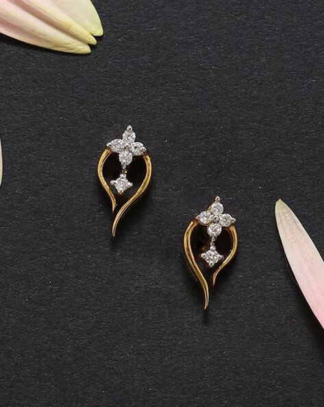 Buy Zubeida Diamond Hoop Earrings Online | CaratLane