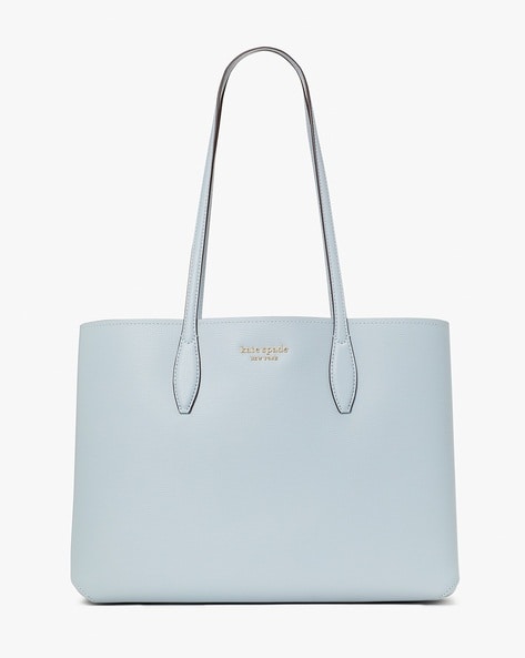 New Kate Spade Elsie Bucket Bag Pebbled Leather Smokie Blue | eBay