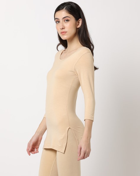 Buy Tan Thermal Wear for Women by FRUIT OF THE LOOM Online