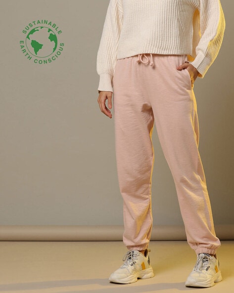 Buy Peach Track Pants for Women by Outryt Sport Online