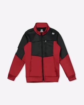 rock it Colourblock Sweatshirt with Zip Pockets-picture-17
