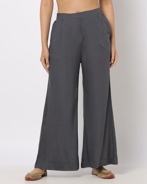 Buy Grey Pants for Women by DeMoza Online