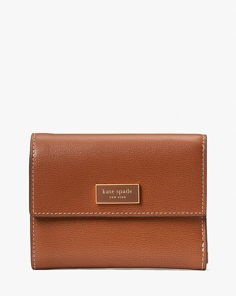 Kate spade flap discount wallet