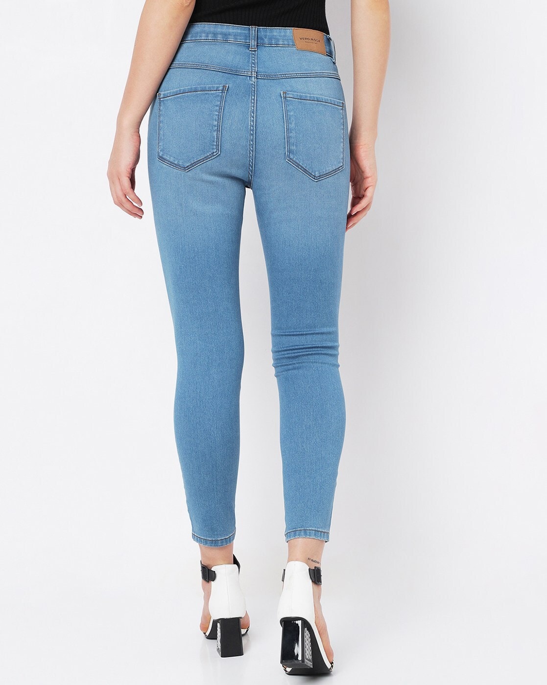 smykker noget Kong Lear Buy Blue Jeans & Jeggings for Women by Vero Moda Online | Ajio.com