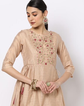 Beige clearance color kurtis