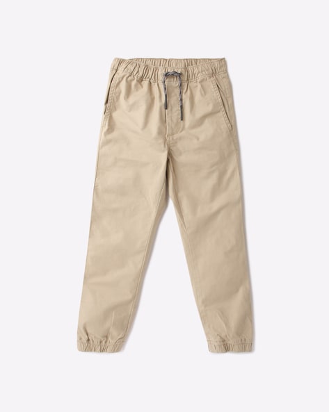 Grace and Lace- Sueded Twill Joggers- Olive