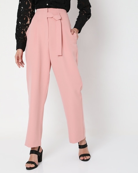 Buy Coral Blush Trousers  Pants for Women by Vero Moda Online  Ajiocom