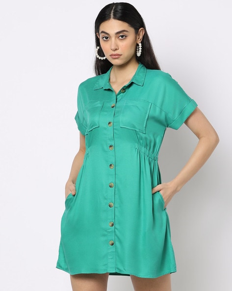 Buy Green Dresses for Women by DNMX Online Ajio