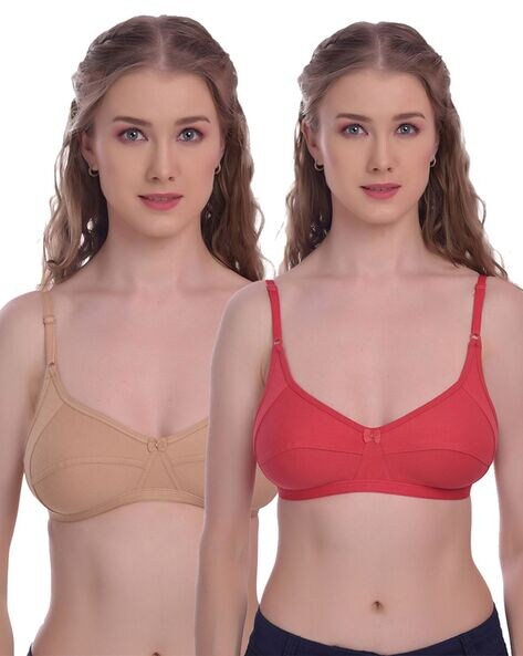 Buy Zivame Beautiful Basics Double Layered Non Wired Full Coverage Backless  Bra - Beet Red at Rs.499 online