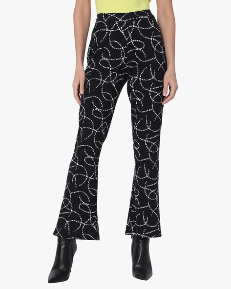 Buy Black Trousers & Pants Women by Vero Moda Online | Ajio.com