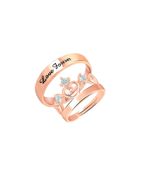 Couple Rose Gold Ring 2024 | spraguelawfirm.com