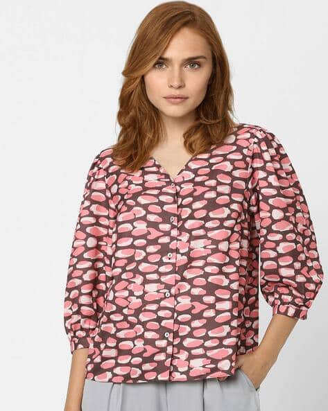 Vero Moda Harlow Printed V-Neck Top