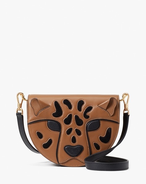 Buy KATE SPADE Animal Print Slingbag with Metallic Strap | Brown Color  Women | AJIO LUXE