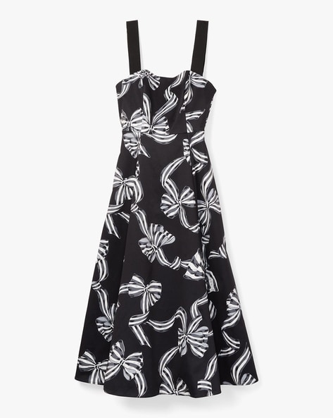 Pacific Petals Strapless Fit & Flare Dress