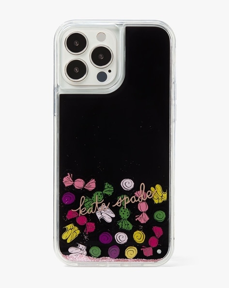 Buy KATE SPADE Bonbon Liquid Glitter iPhone 13 Pro Max Case | Black Color  Women | AJIO LUXE
