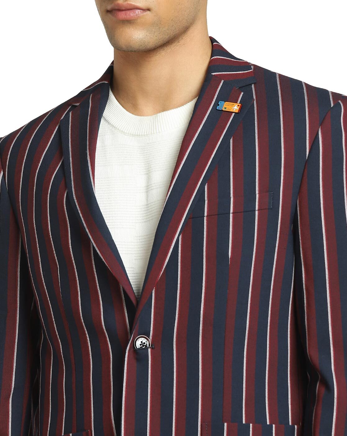 Striped discount cricket blazer