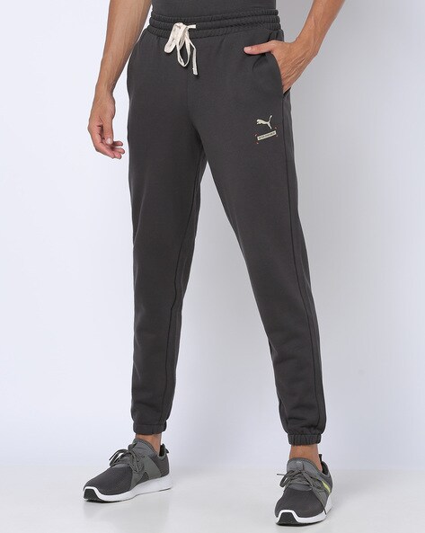 PUMA Men's Cotton Track Pant (53445801, Black, L) : Amazon.in: Clothing &  Accessories