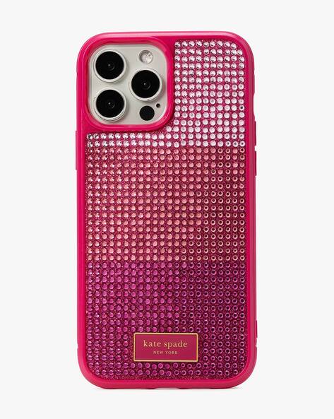 Buy KATE SPADE Bonbon Rhinestone Embossed iPhone 13 Pro Max Case | Locket  Pink Color Women | AJIO LUXE