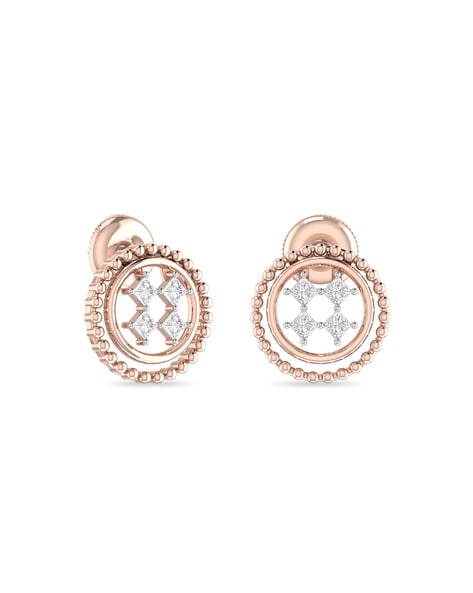 Buy Rose Gold Earrings for Men by Priyaasi Online | Ajio.com