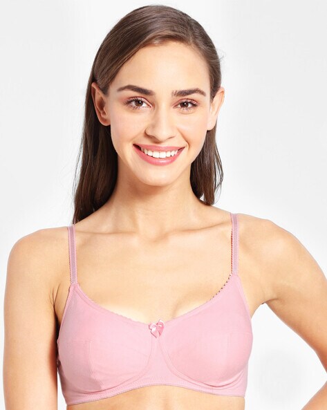 Buy Jockey Lace Minimiser Bra with Adjustable Straps at Redfynd