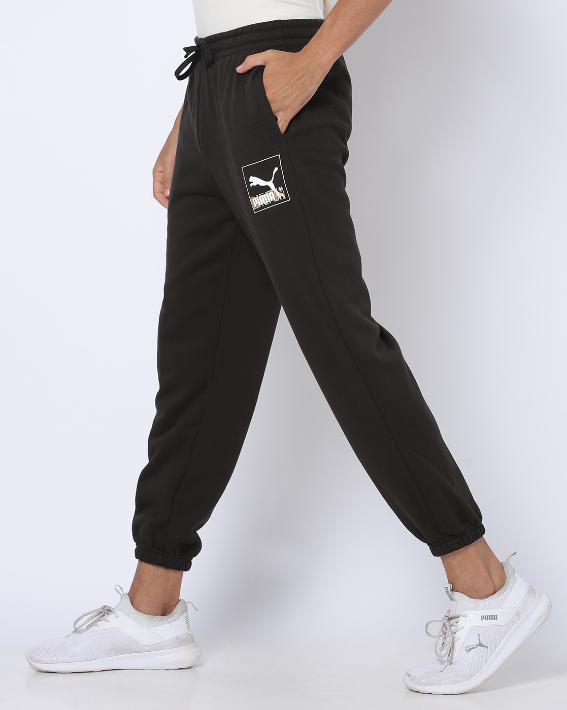PUMA Men's' Regular Track Pants (59800201 Black_XS) : Amazon.in: Clothing &  Accessories