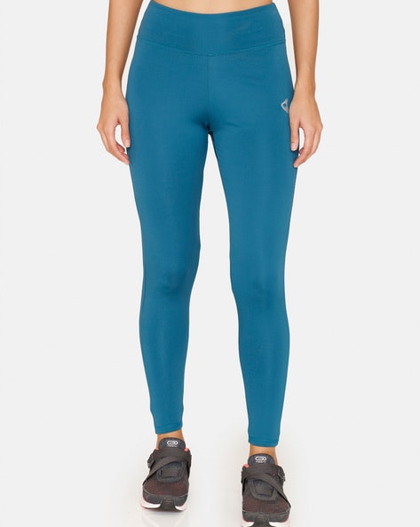 Buy Blue Leggings for Women by Zelocity Online