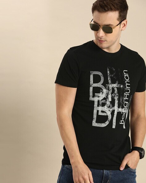 Being human black t hot sale shirt