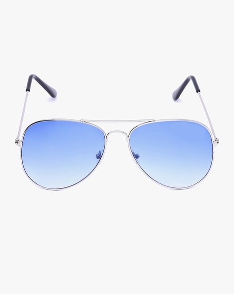 Ray-Ban Sunglasses Aviator 3025 Silver Gradient Light Blue 003/3F Small  55mm | eBay